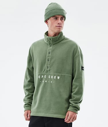 Dope Comfy Fleecetröja Man Moss Green