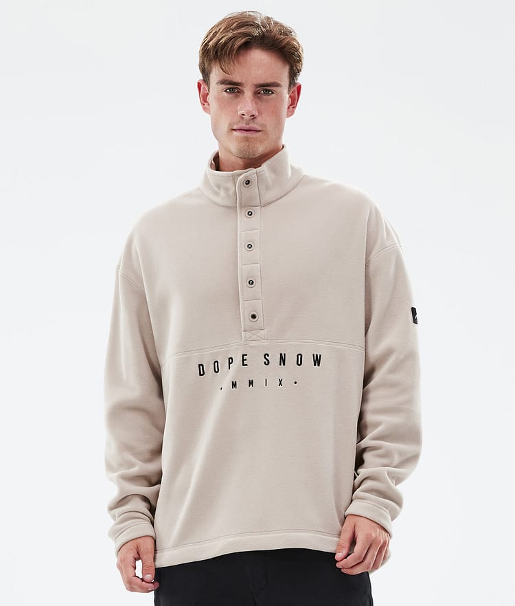 Dope Comfy Fleecetröja Herr Sand, Bild 1 av 6