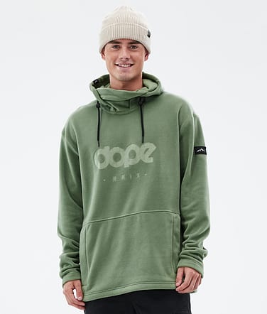 Dope Cozy II Fleecehood Man Moss Green