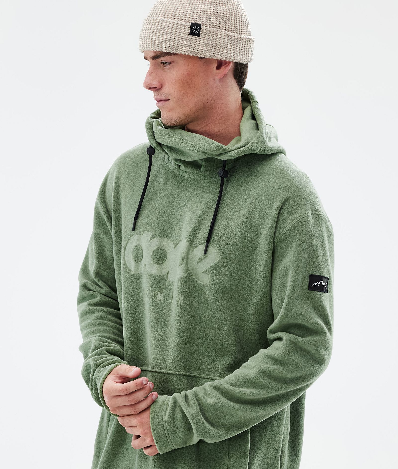 Dope Cozy II Fleecehood Herr Moss Green, Bild 2 av 7