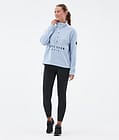 Dope Comfy W Fleecetröja Dam Light Blue, Bild 3 av 6