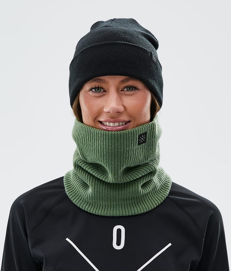 Dope 2X-Up Knitted Ansiktsmask Moss Green, Bild 3 av 3