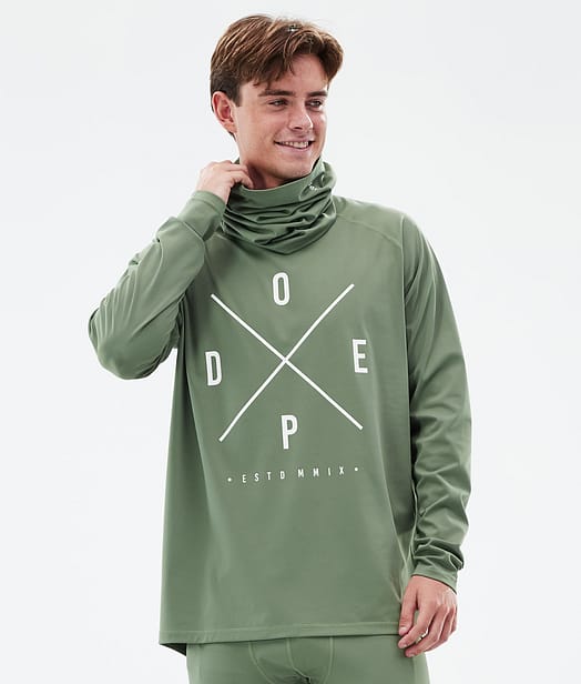 Dope Snuggle Underställströja Herr Moss Green