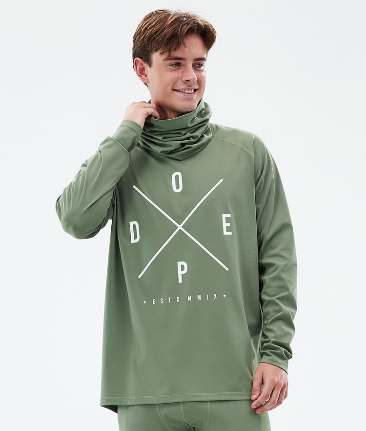 Dope Snuggle Underställströja Herr 2X-Up Moss Green, Bild 1 av 7