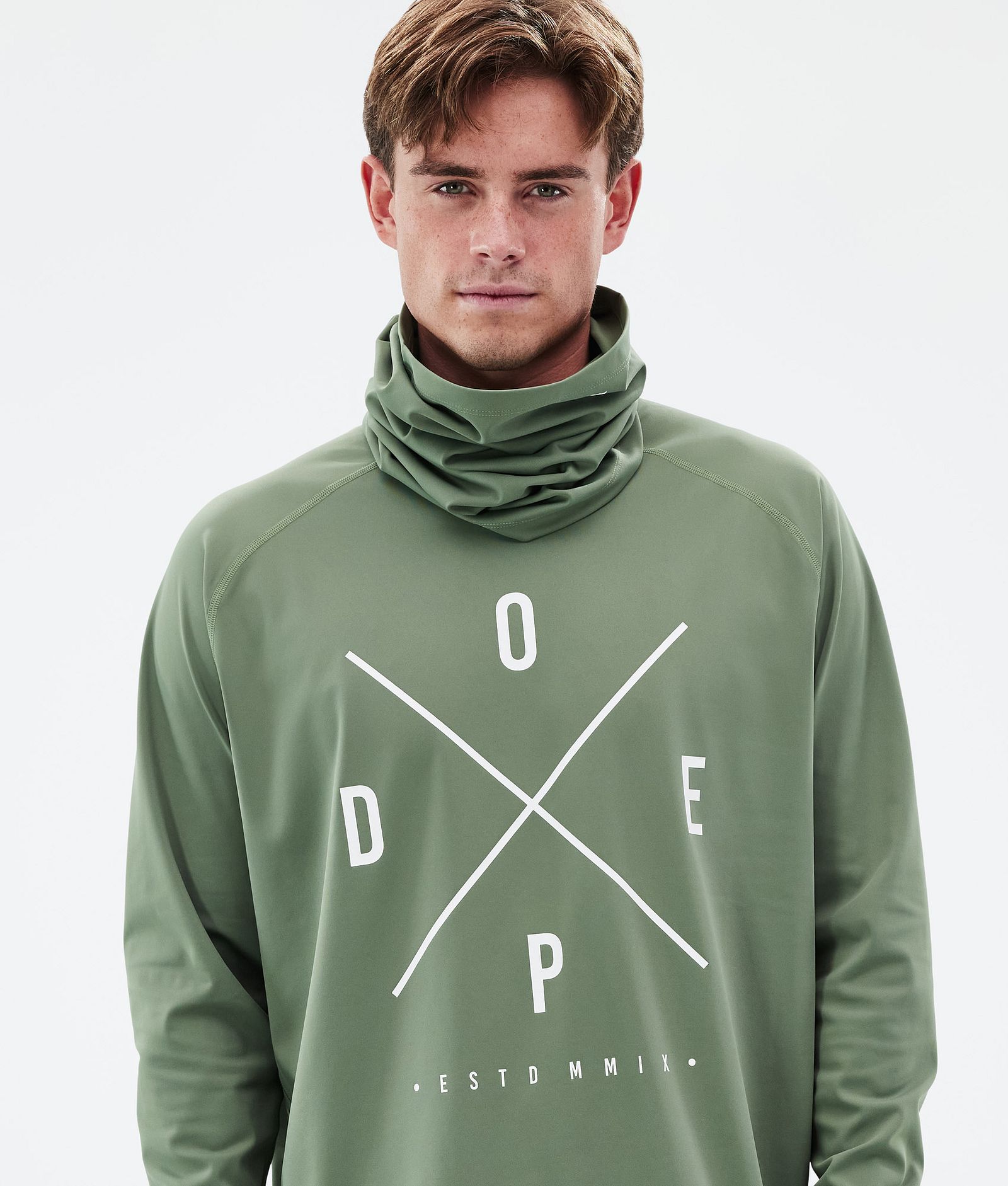 Dope Snuggle Underställströja Herr 2X-Up Moss Green, Bild 2 av 7