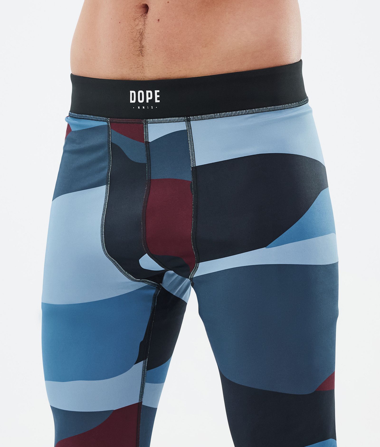 Dope Snuggle Underställsbyxa Herr Shards Burgundy Blue, Bild 5 av 7