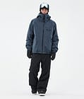 Dope Spartan Snowboardjacka Herr Metal Blue, Bild 2 av 8