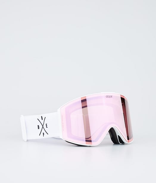 Dope Sight Skidglasögon White/Pink Mirror