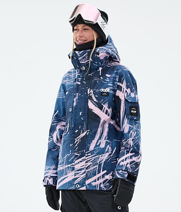 Dope Adept W Snowboardjacka Dam Carvings Pink