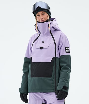 Montec Doom W Snowboardjacka Dam Faded Violet/Black/Dark Atlantic