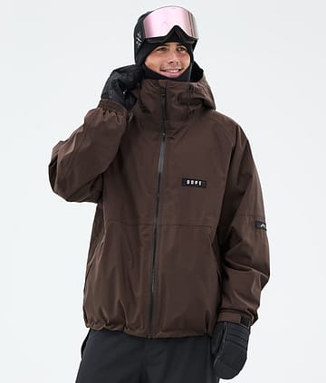 Dope Spartan Snowboardjacka Man Dark Brown