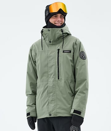 Dope Blizzard Full Zip Snowboardjacka Man Moss Green