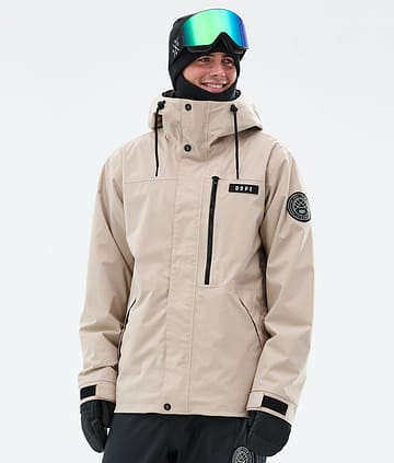 Dope Blizzard Full Zip Snowboardjacka Man Sand