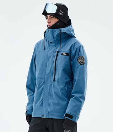 Dope Blizzard Full Zip Snowboardjacka Man Blue Steel