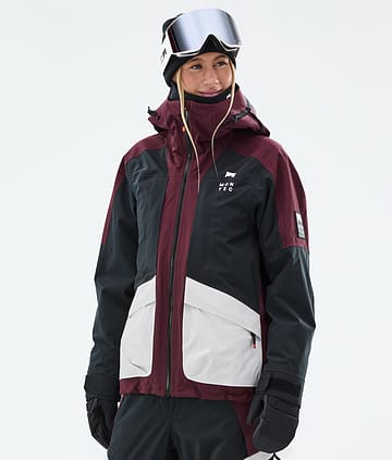 Montec Morpheus W Snowboardjacka Dam Burgundy/Black/Light Grey