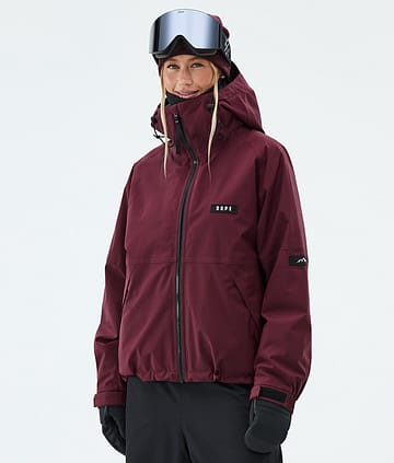 Dope Spartan W Snowboardjacka Burgundy
