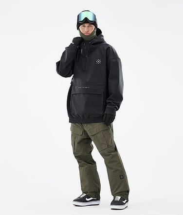 Dope Cyclone Snowboardoutfit Man Black/Olive Green