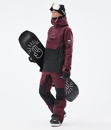 Montec Doom W Snowboardoutfit Kvinna Burgundy/Black