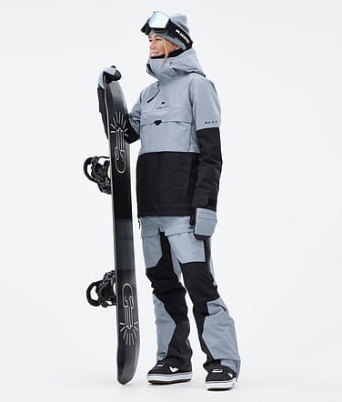 Montec Dune W Snowboardoutfit Kvinna Soft Blue/Black
