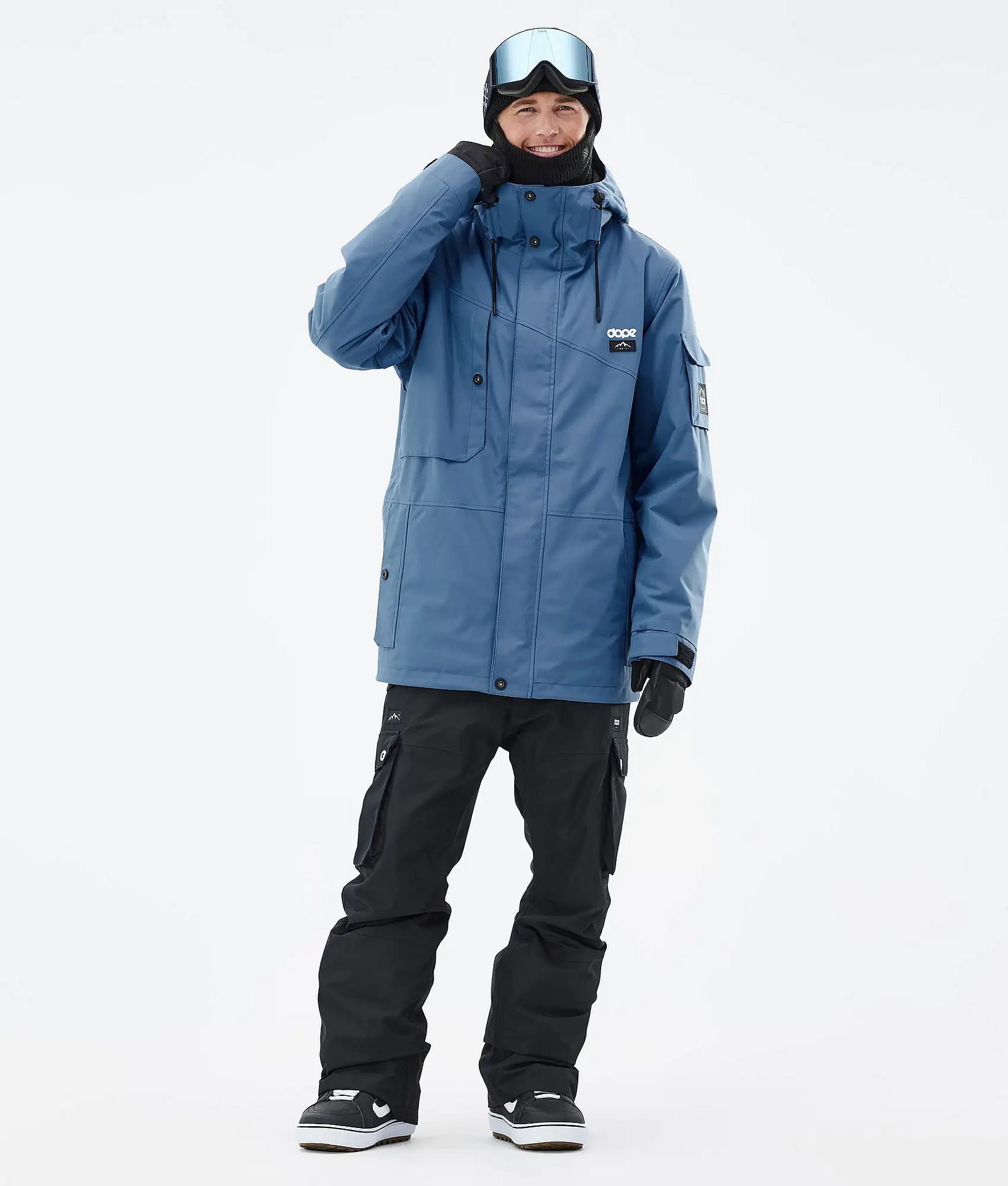 Dope Adept Snowboardoutfit Herr Blue Steel/Black, Image 1 of 2