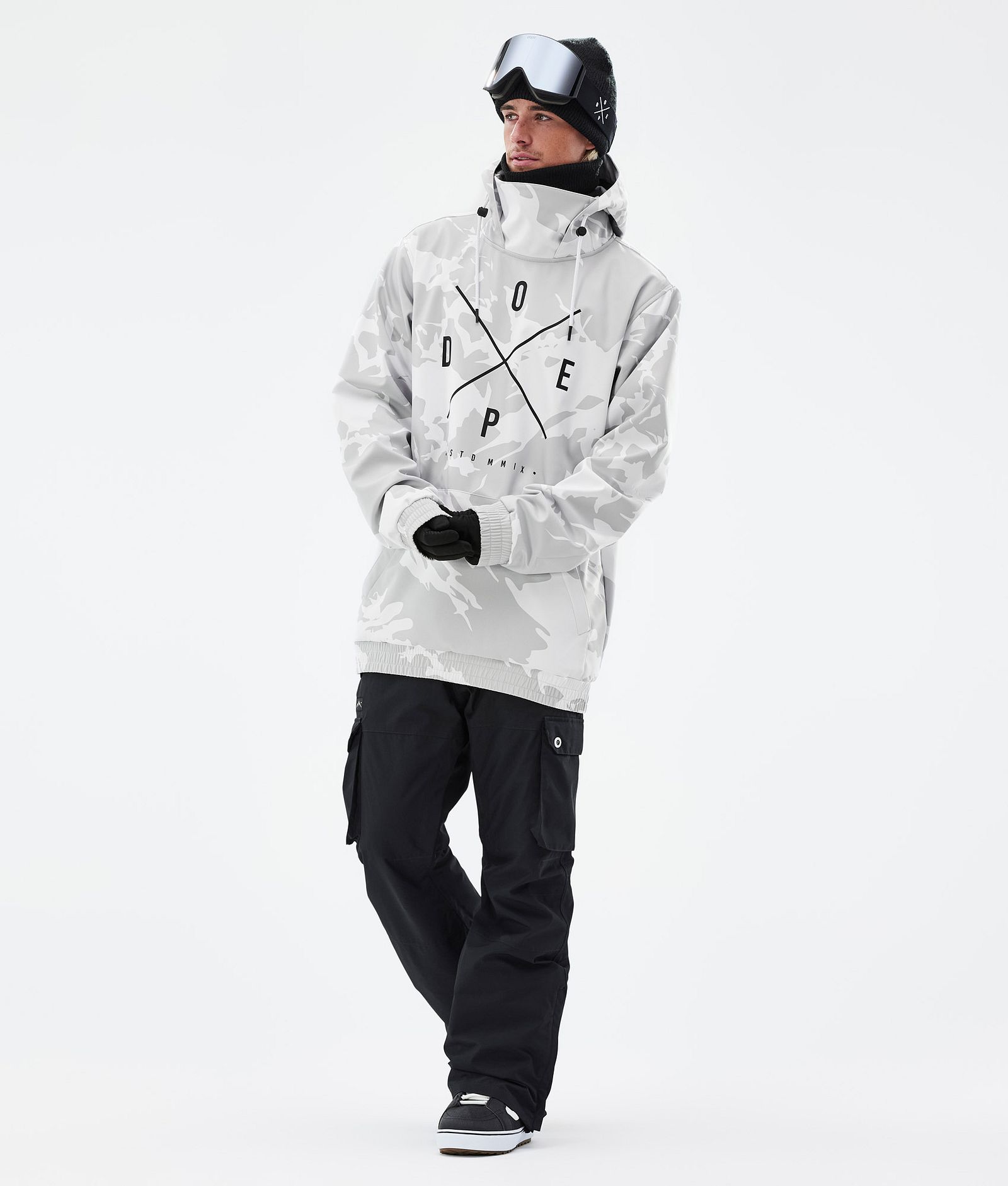 Dope Yeti Snowboardoutfit Herr Grey Camo/Black, Image 1 of 2