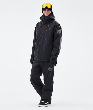 Dope Blizzard Full Zip Snowboardoutfit Man Black/Black