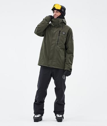 Dope Blizzard Full Zip Skidoutfit Man Olive Green/Black