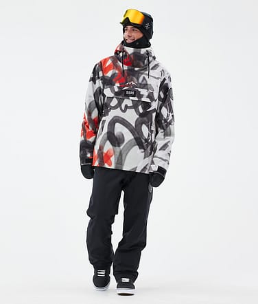 Dope Blizzard Snowboardoutfit Man Spray Black Red/Black