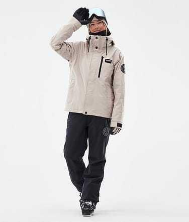 Dope Blizzard W Full Zip Skidoutfit Dam Sand/Black