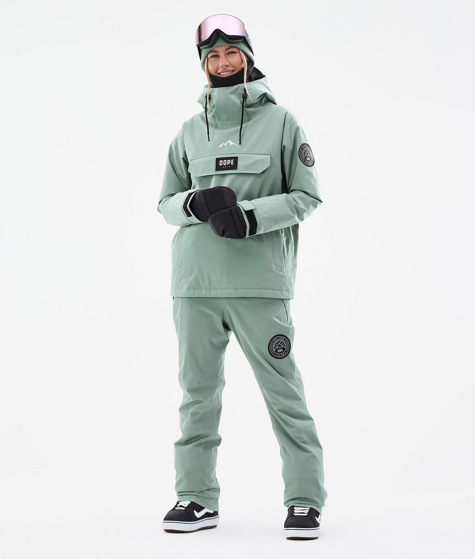 Dope Blizzard W Snowboardoutfit Dam Faded Green/Faded Green, Image 1 of 2