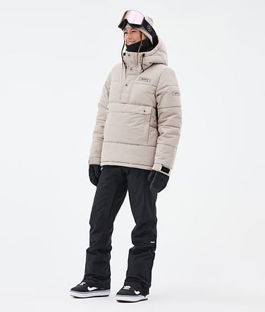 Dope Puffer W Snowboardoutfit Dam Sand/Black